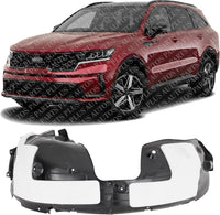 Front Fender Liner Left Driver Side Direct Replacement Compatible With 2021-2023 Kia Sorento KI1248171 86811R5010