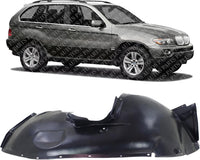 Front Fender Liner Right Passenger Side Direct Replacement Compatible With 2000-2006 BMW X5 BM1251113 51717129444