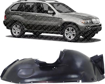 Front Fender Liner Right Passenger Side Direct Replacement Compatible With 2000-2006 BMW X5 BM1251113 51717129444