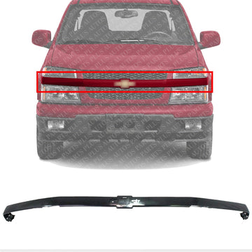 Front Grille Center Bar Molding Primed Direct Replacement Compatible With 2004-2012 Chevrolet Colorado GM1210108 12335792