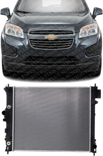 Front Radiator Aluminum Core Direct Replacement Compatible With 2013-2020 Chevrolet Trax GM3010577 95298548