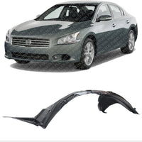 Front Fender Liner Left Driver Side Direct Replacement Compatible With 2009-2014 Nissan Maxima NI1248119 63843ZX70A