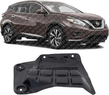 Front Fender Liner Right Passenger Side Direct Replacement Compatible with 2015-2024 Nissan Murano NI1251144 648385AA0B