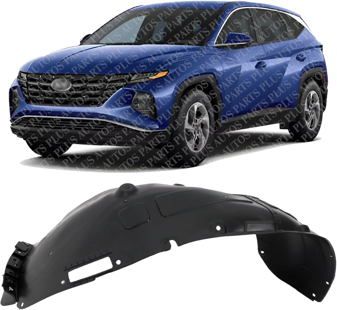 Front Fender Liner Left Driver Side Direct Replacement Compatible With 2022-2023 Hyundai Tucson HY1248193 86811N9000