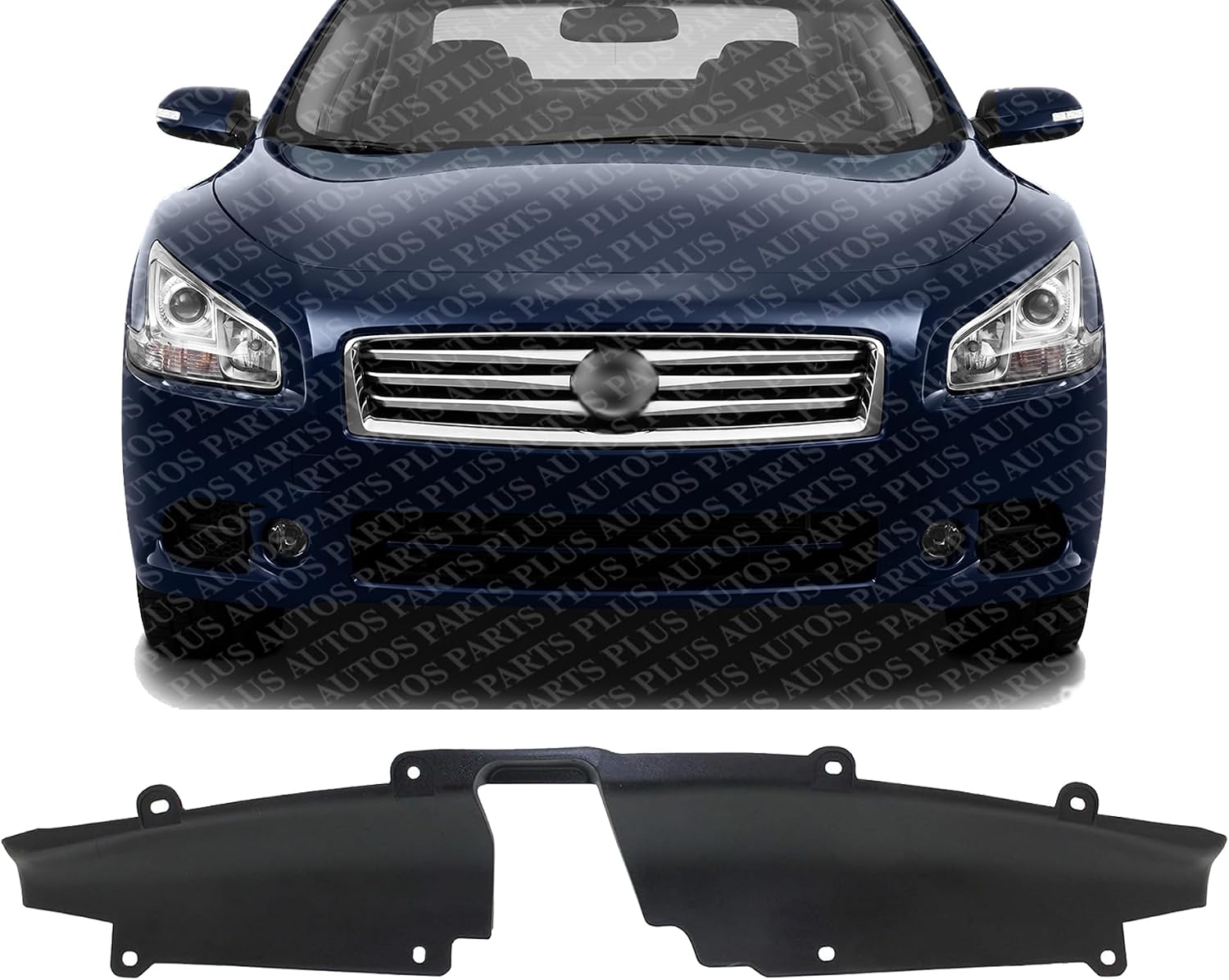 Front Radiator Upper Support Cover Plastic Direct Replacement Compatible With 2009-2014 Nissan Maxima NI1224109 620789N00A
