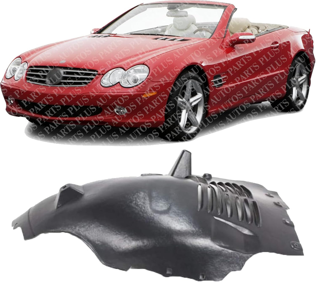 Front Upper Section Fender Liner Left Driver Side Direct Replacement Compatible With 2003-2006 Mercedes Benz S-Class MB1248149 2306901330