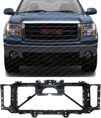 Front Header Panel Direct Replacement Compatible With 2014-2018 GMC Sierra / 2015-2019 2500HD 3500HD GM1220173 84265518