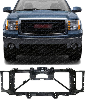 Front Header Panel Direct Replacement Compatible With 2014-2018 GMC Sierra / 2015-2019 2500HD 3500HD GM1220173 84265518