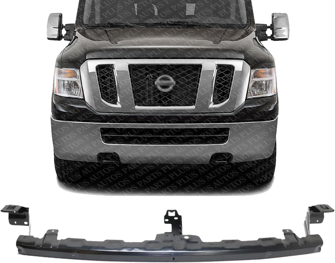 Front Bumper Upper Retainer Steel Direct Replacement Compatible With 2012-2021 Nissan NV-Series Full Size Van NI1035111 622909JH0A