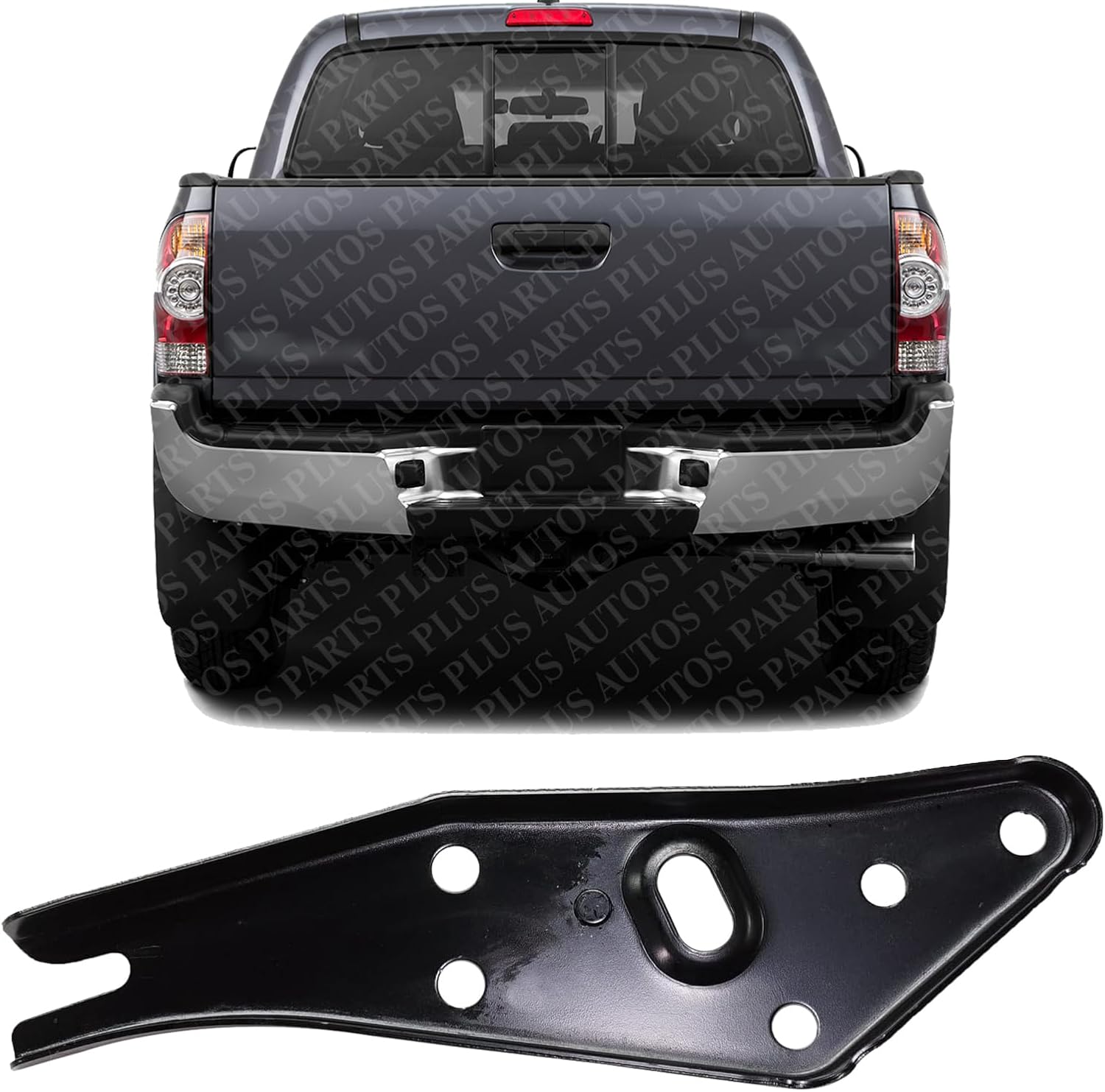 Rear Bumper Inner Arm Bracket Steel Left Driver Side Direct Replacement Compatible With 2005-2015 Toyota Tacoma TO1166114 5201604010