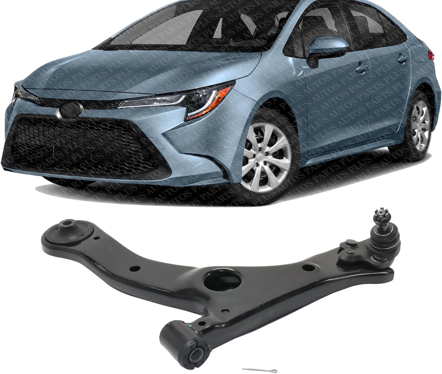 AUTOS PARTS PLUS Front Lower Control Arm With Ball Joint Left Driver Side Direct Replacement Compatible With 2014-2022 Toyota Corolla 4806902300