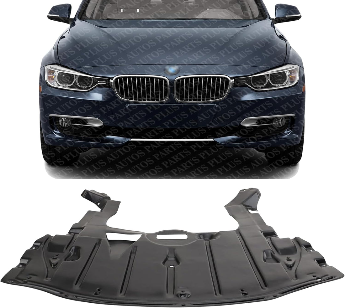 Front Engine Splash Shield Under Cover Direct Replacement Compatible with 2006-2013 BMW 3-Series BM1228117 51757117369