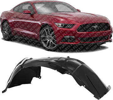 Front Inner Fender Liner Right Passenger Side Direct Replacement Compatible With 2015 Ford Mustang FO1249180 FR3Z16102B
