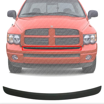 Front Bumper Molding Direct Replacement Compatible With 2002-2005 Dodge Ram 1500 2500 3500 CH1019102 55077342AC