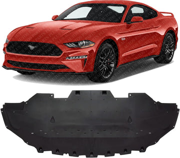 Front Engine Splash Shield Under Cover Direct Replacement Compatible With 2018-2023 Ford Mustang FO1228164 JR3Z17626A