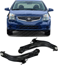Set Of 2 Front Control Arm Lower With Ball Joint Right Passenger & Left Driver Side Direct Replacement Compatible With 2007-2012 Nissan Sentra 54500ET000 54501ET000