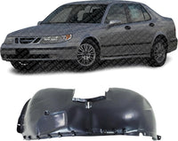 Front Fender Liner Left Driver Side Direct Replacement Compatible With 1999-2005 Saab 9-5 SB1248101 4592937