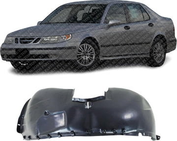 Front Fender Liner Left Driver Side Direct Replacement Compatible With 1999-2005 Saab 9-5 SB1248101 4592937