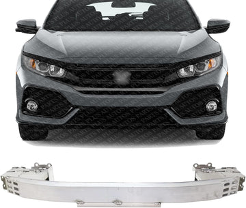 Front Bumper Reinforcement Aluminum Direct Replacement Compatible With 2016-2019 Honda Civic HO1006196 71130TGGA00