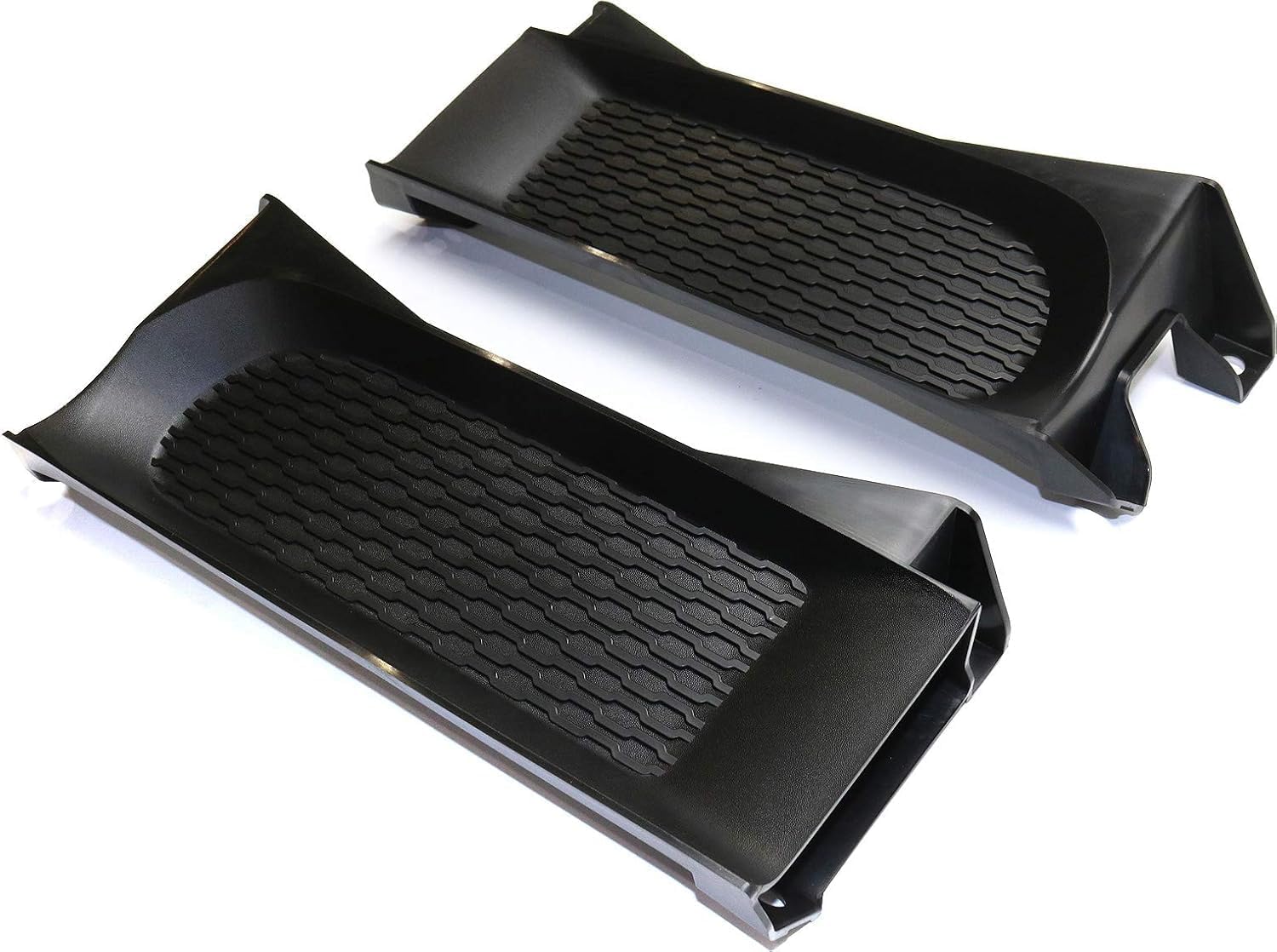 Set Of 2 Front Bumper Trim Textured Left Driver & Right Passenger Side Direct Replacement Compatible With 2013-2018 Ram 1500 CH1037112 68196984AA