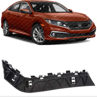 Front Bumper Cover Spacer Mounting Brace Retainer Bracket Right Passenger Side Direct Replacement Compatible With 2016-2021 Honda Civic HO1033109 71193TBAA00