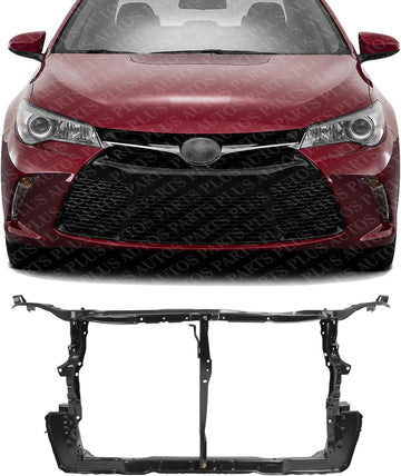 Front Radiator Support Assembly Steel Direct Replacement Compatible With 2015-2017 Toyota Camry TO1225328 5321006150