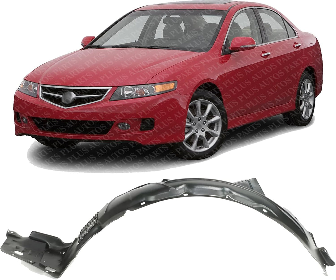 Front Fender Liner Left Driver Side Direct Replacement Compatible With 2006-2008 Acura TSX AC1248121 74151SEAJ00