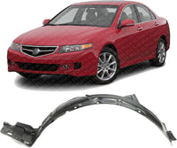 Front Fender Liner Left Driver Side Direct Replacement Compatible With 2006-2008 Acura TSX AC1248121 74151SEAJ00