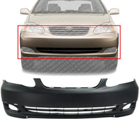 AUTOS PARTS PLUS Front Bumper Cover Primed Direct Replacement Compatible With 2005-2008 Toyota Corolla TO1000298 5211902947 521190Z939