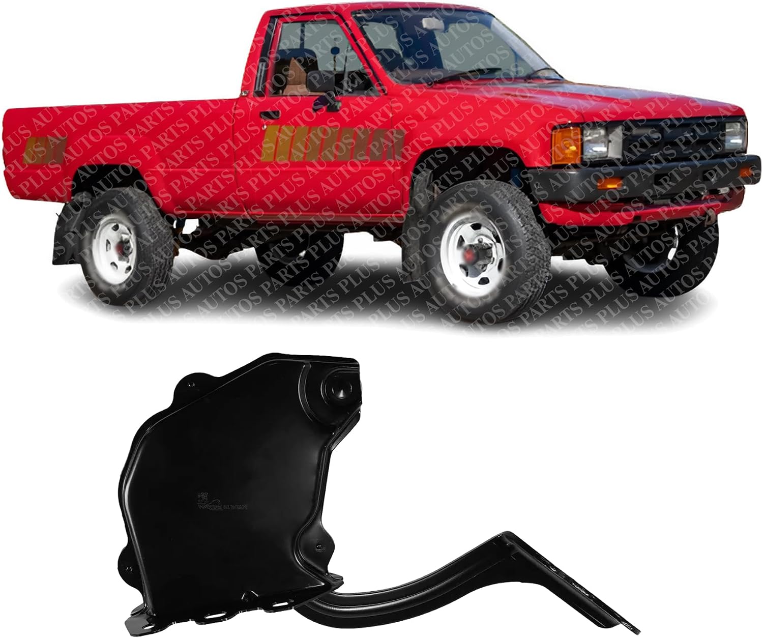 Front Hood Hinge Right Passenger Side Direct Replacement Compatible with 1984-1989 Toyota 4Runner / 1984-1988 Pickup 3205-1 5341089105