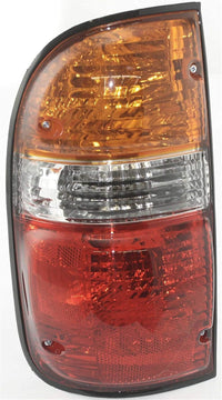 Front Headlights + Corner Light With Chrome Trim + Tail Lamp Assembly Left Driver & Right Passenger Side Direct Replacement Compatible With 2001-2004 Toyota Tacoma TO2503136 TO2502136