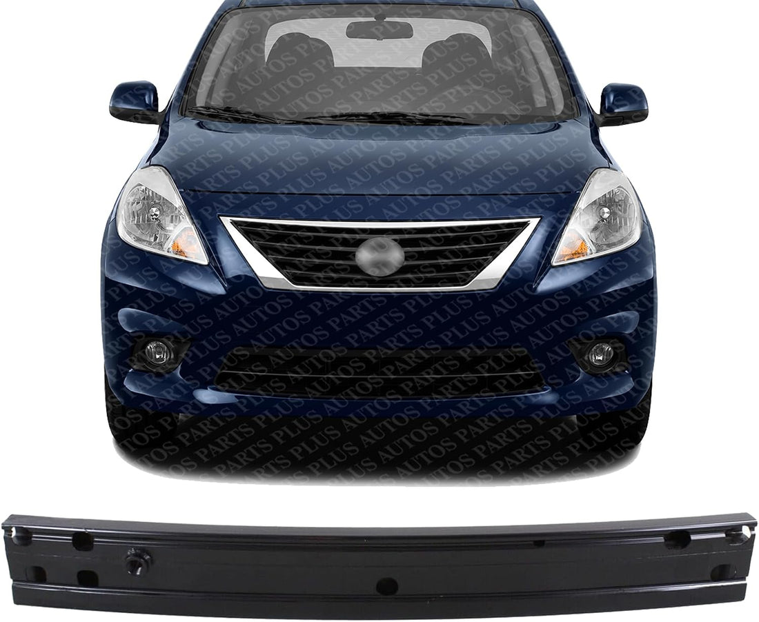 Front Bumper Reinforcement Impact Bar Steel Direct Replacement Compatible With 2012-2019 Nissan Versa NI1006240 620303BA0A