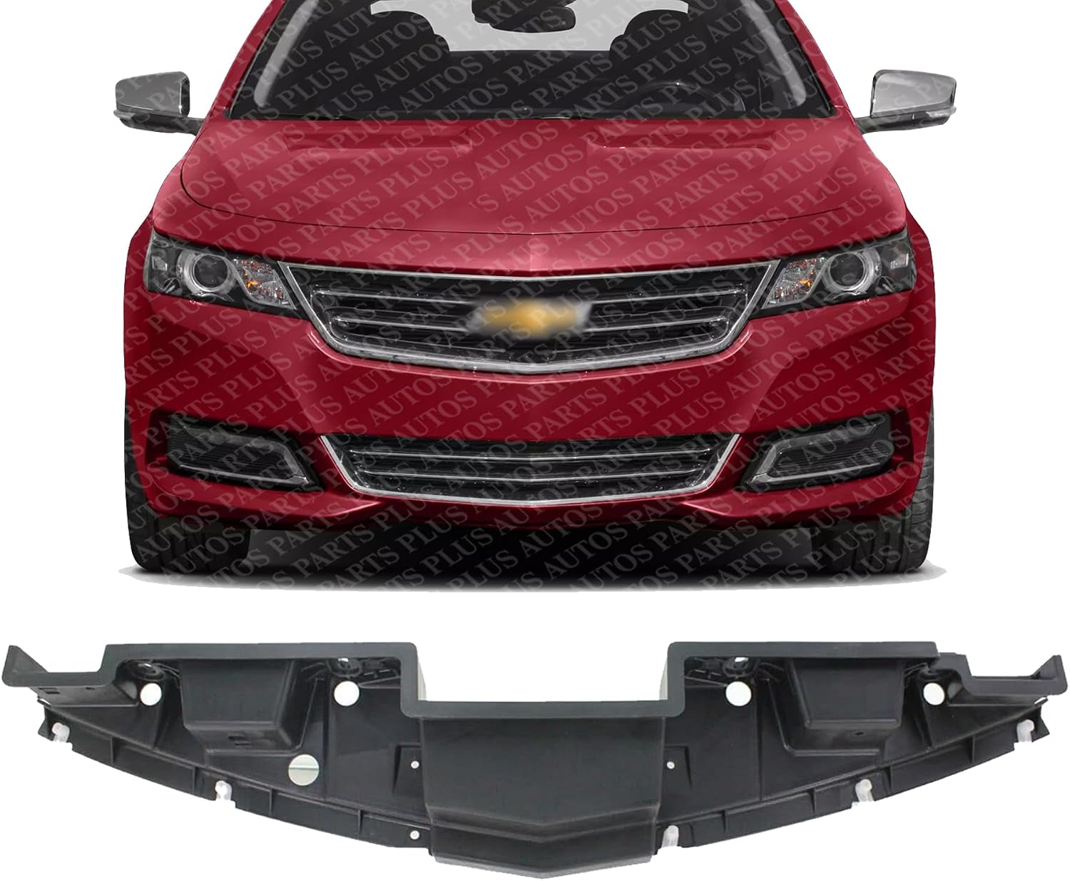 Front Bumper Center Bracket Fascia Support Direct Replacement Compatible With 2014-2020 Chevrolet Impala GM1041125 84385641 84385640 23196905