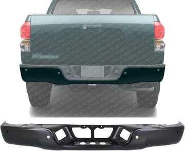 Step Bumper Face Bar Primed Steel Direct Replacement Compatible With 2007-2013 Toyota Tundra TO1102247 521510C070