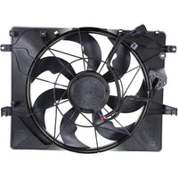 Front Radiator Single Fan Assembly Direct Replacement Compatible with 2013-2014 Hyundai Genesis HY3115147 253802M500