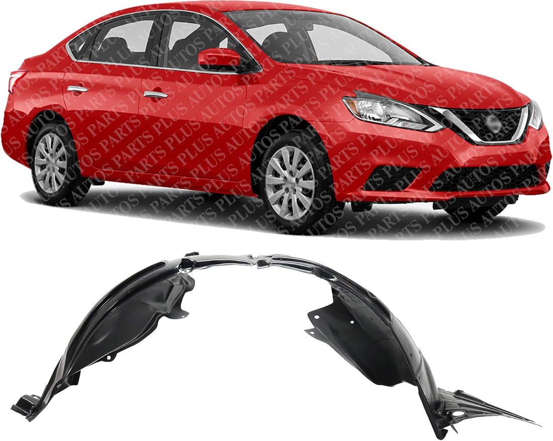 Front Fender Liner Right Passenger Side Direct Replacement Compatible With 2017-2019 Nissan Sentra NI1249163 638404FU0B