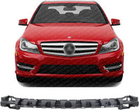 Front Bumper Center Cover Reinforcement Plastic Direct Replacement Compatible With 2012-2015 Mercedes Benz C-Class MB1041100 2048854665