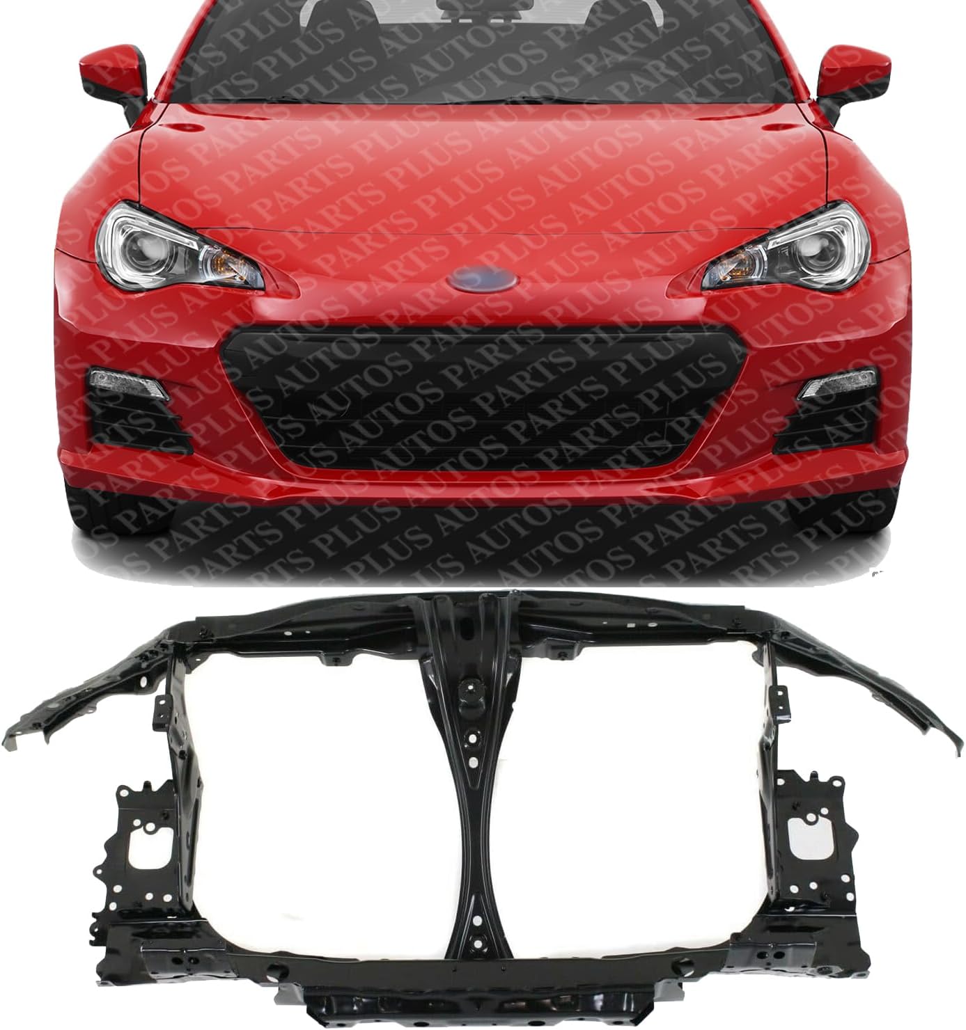 Front Radiator Support Assembly Steel Direct Replacement Compatible With 2013-2020 Subaru BRZ SU1225146 53029CA0019P