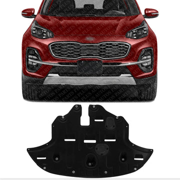 Front Engine Splash Shield Assembly Direct Replacement Compatible with 2020-2022 Kia Sportage KI1228172 29110D9650