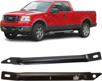 Set Of 2 Front Bumper Mounting Brace Bracket Steel Left Driver & Right Passenger Side Direct Replacement Compatible With 1999-2004 Ford F-Series FO1066137 FO1067137 XL3Z17752AA