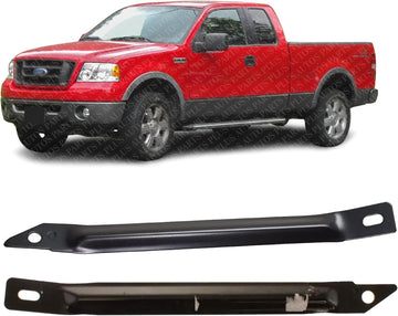 Set Of 2 Front Bumper Mounting Brace Bracket Steel Left Driver & Right Passenger Side Direct Replacement Compatible With 1999-2004 Ford F-Series FO1066137 FO1067137 XL3Z17752AA