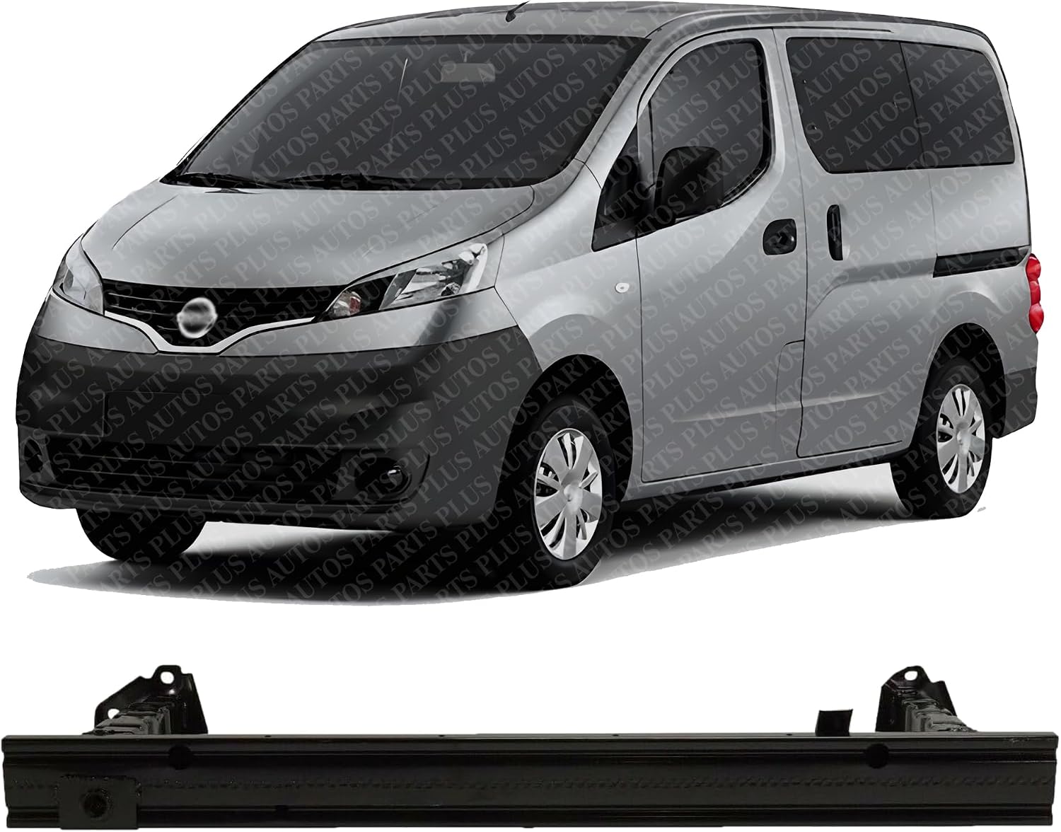 Front Bumper Reinforcement Steel Direct Replacement Compatible With 2013-2021 Nissan NV200 NI1006248 620303LM0D