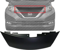 Front Grille Cover Primed Plastic Direct Replacement Compatible With 2017-2019 Nissan Versa Note NI1210110 623209ME0H