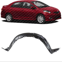 Front Fender Liner Right Passenger Side Direct Replacement Compatible With 2007-2012 Toyota Yaris TO1251120 5387552180