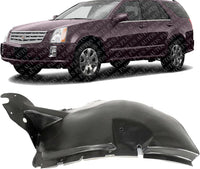 Front Fender Liner Rear Section Left Driver Side Direct Replacement Compatible With 2004-2009 Cadillac SRX GM1248160 15829491
