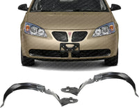 Set Of 2 Front Fender Liner Left Driver & Right Passenger Side Direct Replacement Compatible With 2005-2010 Pontiac G6 GM1249174 GM1248174 20815093 25956106