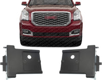 Set of 2 Front Bumper Lower Bracket Plastic Right Passenger & Left Driver Side Direct Replacement Compatible With 2015-2020 Cadillac Escalade/GMC Yukon/XL GM1043135 GM1042135