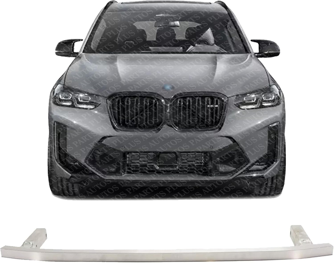 Front Bumper Lower Support Bracket Aluminum Direct Replacement Compatible With 2018-2022 BMW X3 / 2019-2021 X4 BM1007105 51117399912
