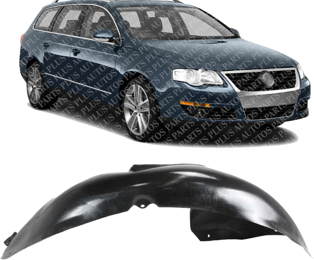 Front Fender Liner Rear Section Right Passenger Side Direct Replacement Compatible With 2006-2010 Volkswagen Passat VW1251109 3C0805978