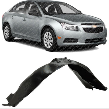 Front Fender Liner Right Passenger Side Direct Replacement Compatible With 2011-2016 Chevrolet Cruze/Cruze Limited GM1249226 95472792